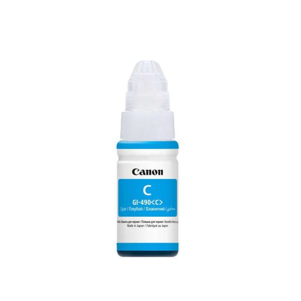 Cyan Canon GI-490C Compatible Ink Cartridge