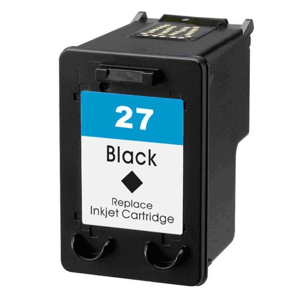 Black HP 27 Compatible Ink Cartridge