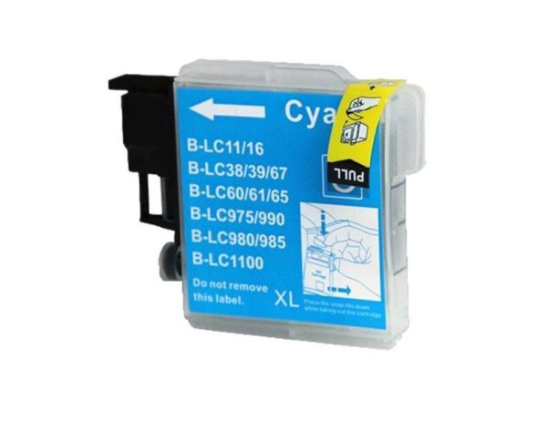 Cyan Brother LC39 Compatible Ink Cartridge