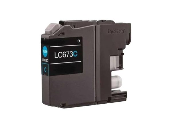 Cyan Brother LC673 Compatible Ink Cartridge