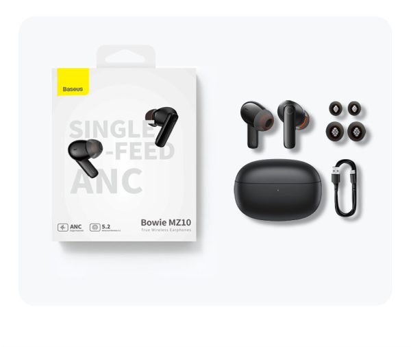 Baseus Bowie MZ10 Ture Wireless Earphones (White) - Image 23