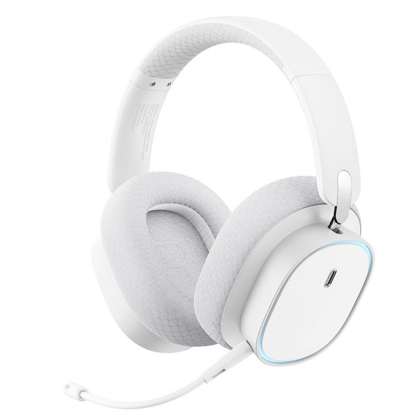 Baseus AeQur GH02 Gaming Wireless Headphones Moon White - Image 4