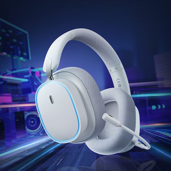 Baseus AeQur GH02 Gaming Wireless Headphones Moon White - Image 13