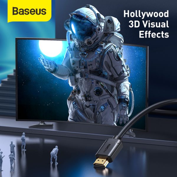 Baseus high definition Series HDMI To HDMI Adapter Cable 2Meter - Image 7