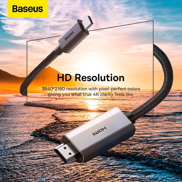 Baseus High Definition Series Graphene Type-C to HDMI 4K Adapter Cable 2Meter - Image 11