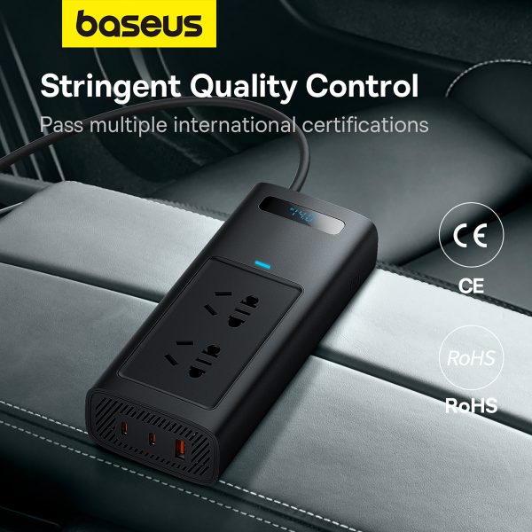 Baseus Power Inverter Pro 150W (220V CN/EU) - Image 9