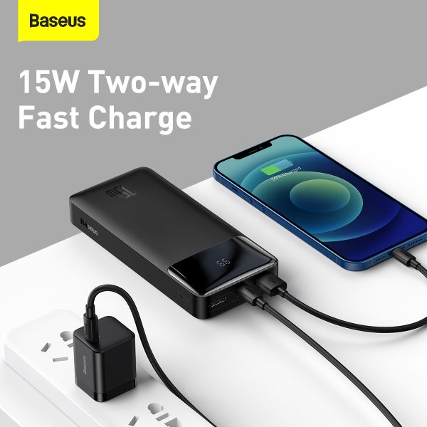 Baseus Bipow 15W Power Bank 30000mAh - Image 4