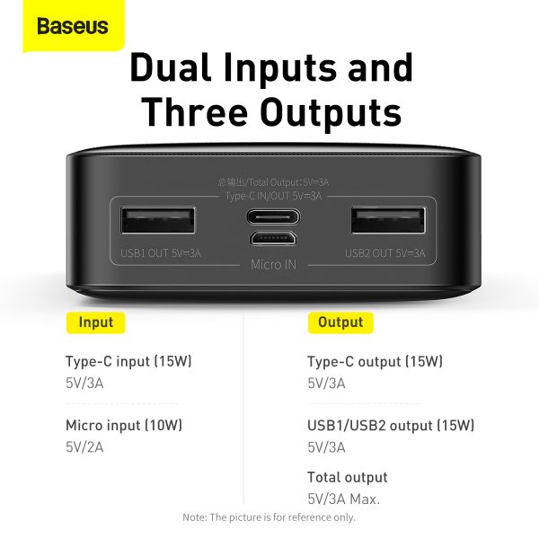 Baseus Bipow 15W Power Bank 30000mAh - Image 2