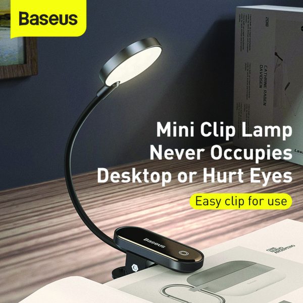 Baseus Comfort Reading Mini Clip Lamp - Image 6